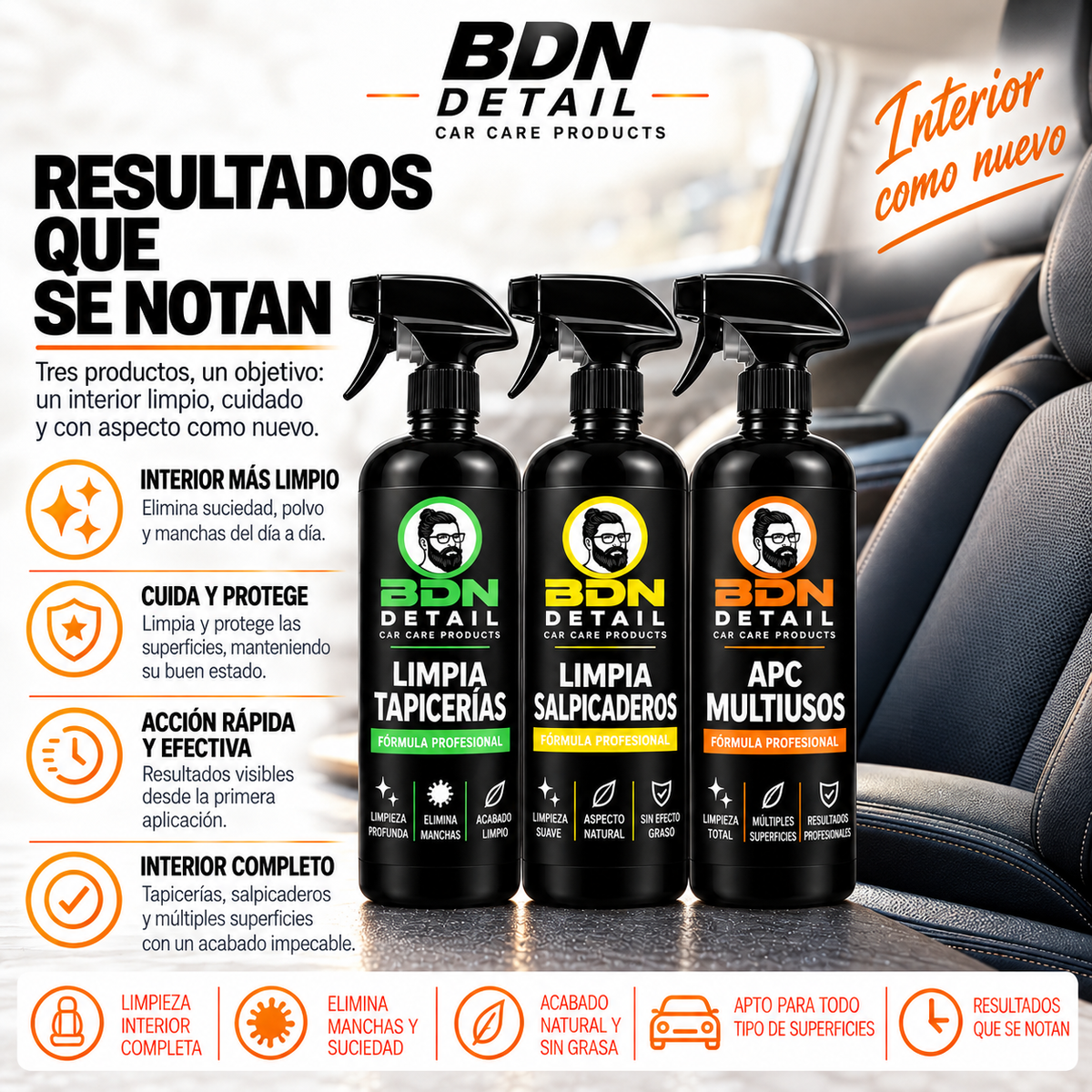Pack Interior 3 x 500 ml