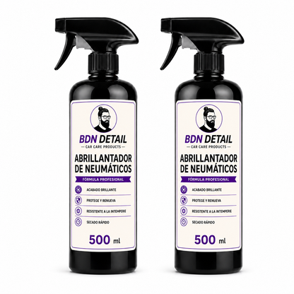 Pack 2 Abrillantador de Neumáticos – 2 x 500 ml