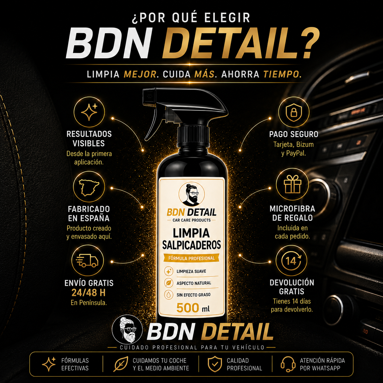 Pack 2 Limpia Salpicaderos – 2 x 500 ml