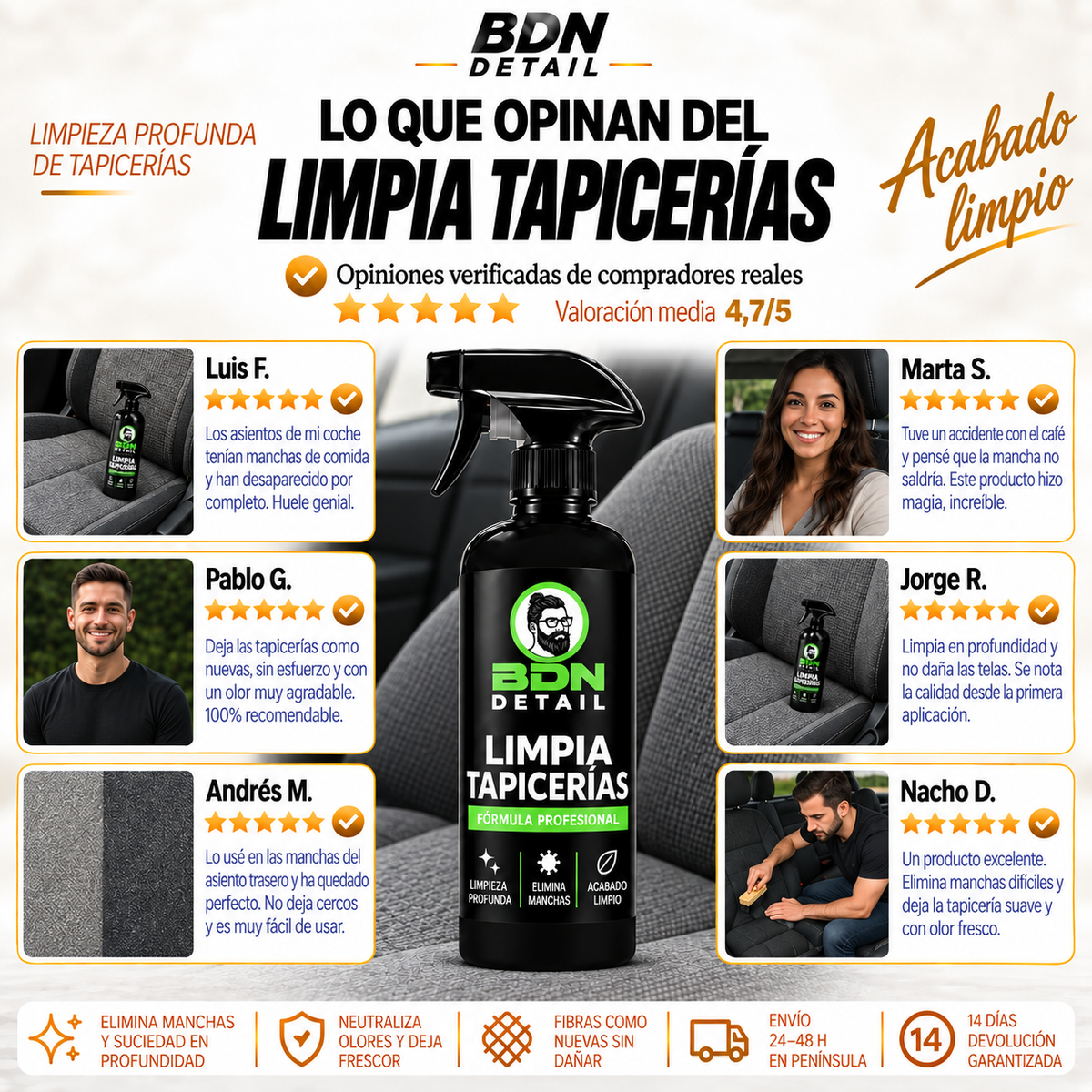 Limpia Tapicerías – 500 ml